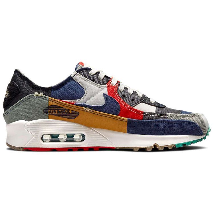 Nike Женские кроссовки Air Max 90 QS Legacy разноцветные белые DJ4878-400