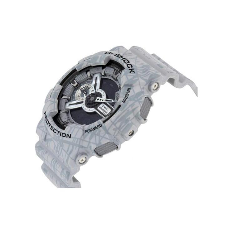 Casio Мужские часы с двойным дисплеем (жидкокристаллический/аналоговый) Серия Черные Часы GA-110SL-8 GA-110SL-8