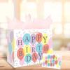Reusable Party Decoration Boxes Colorful Gift Boxes Birthday Gift Bag  for Birthday, Baby Shower