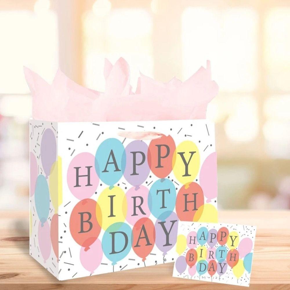 Reusable Party Decoration Boxes Colorful Gift Boxes Birthday Gift Bag for Birthday, Baby Shower
