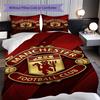 Manchester Emblem Display Bedding (1 * duvet cover + 2 * pillowcase, without core) 2D Flat Bedding set Christmas birthday gift