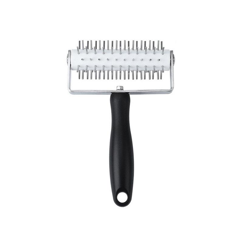 Stainless Steel Dough Roller Docker, Pizza Roller Pin Wheel Hole Puncher For Pie Bread, Kitchen Gadget