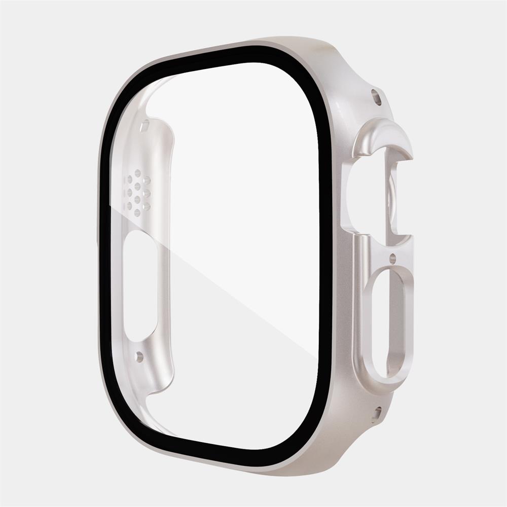 Glass+Case For Apple Watch Ultra 49mm smartwatch PC Bumper+Screen Protector Tempered Cover iwatch series Ultra 2 3 Accessories