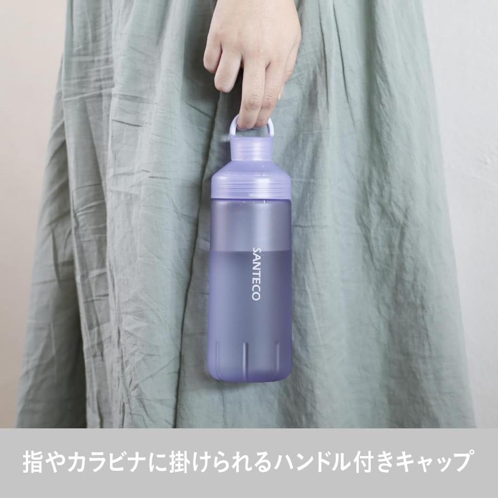 CB Japan Ocean Beverage Bottle, Direct Drinking, Rubberized [Blue-Green], 710ml, Cold Water Only, Pastel, SANTECO
