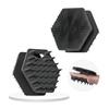 New Silicone Scalp Massage Body Shampoo Scalp Cleansing Hexagonal Design Head Supported Grip for Easy Ergonomically Designed for Wet and Dry Hair