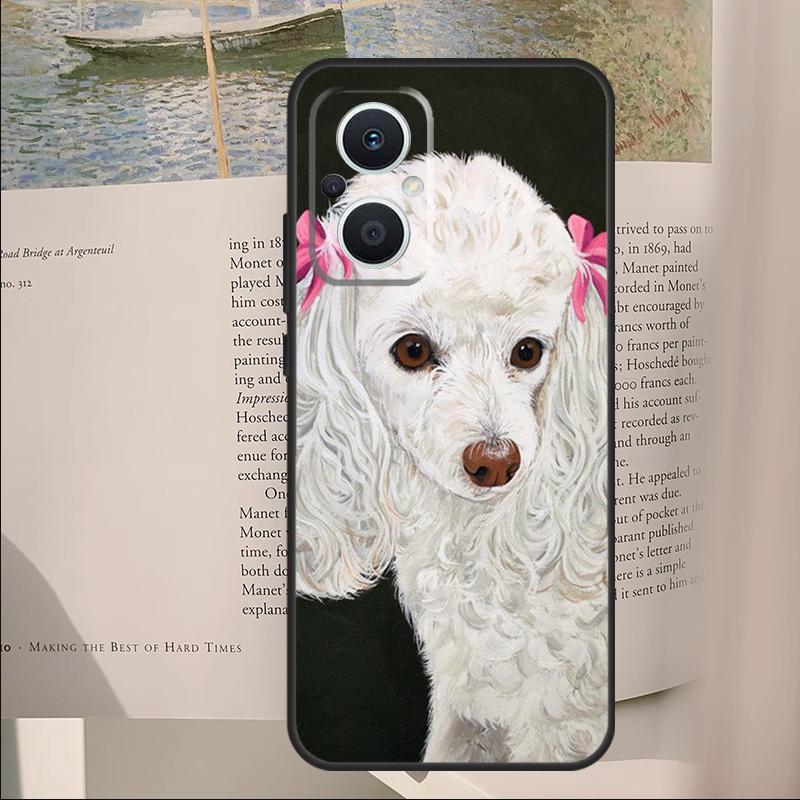 Poodle Dog Cover For OPPO Reno 14F 11F 12F 13F 10 11 12 13 14 Pro 7 8 Lite OPPO Find X6 X8 X9 Pro Case