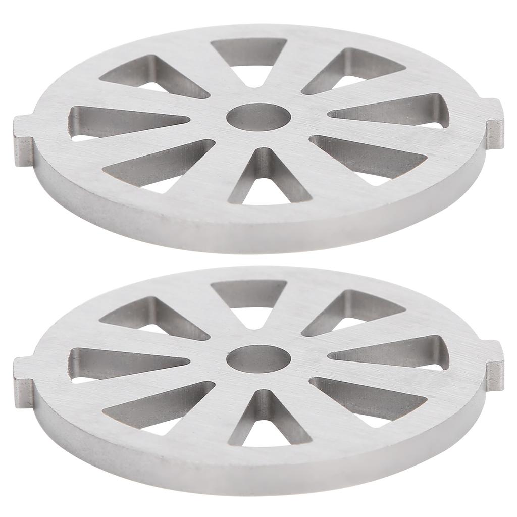 2 шт. Лезвие для мясорубки 304 Нержавеющая сталь Режущая пластина 7 мм 0,3 дюйма ID для мясорубки 5# Тип B