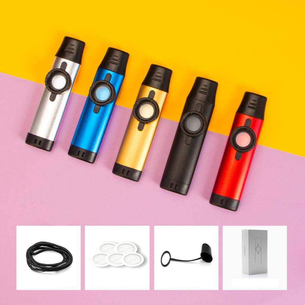 ABS and Aluminum Alloy Kazoo Colorful Kazoo Adjustable Kazoo Musical Instrument Suitable for Keyboard and Violin Player
