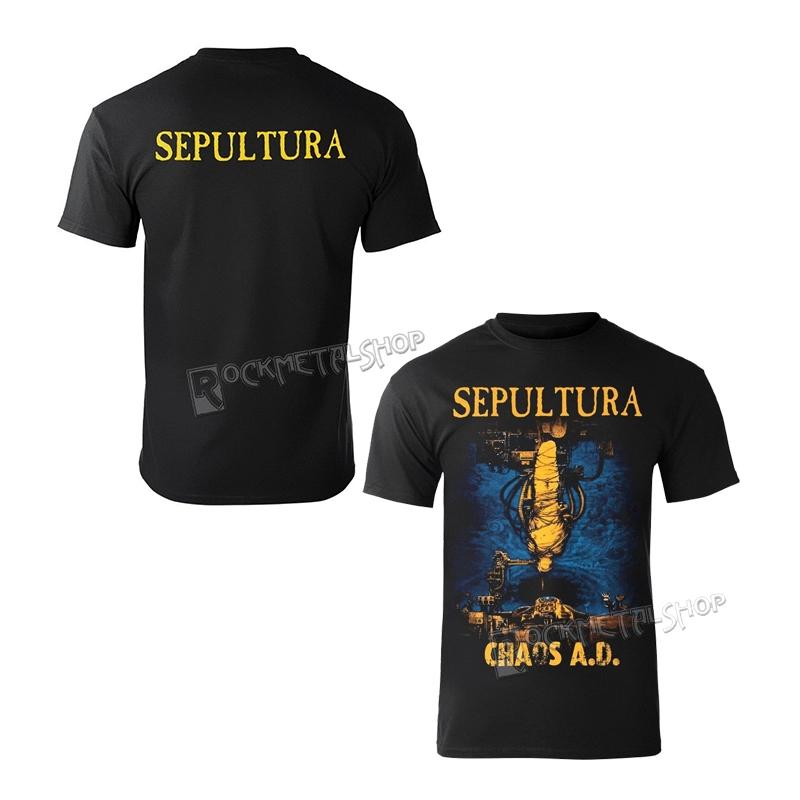 Hot SEPULTURA Band's Dark and Chaotic Speed Metal Rock Short-sleeved American Loose-fit Shirt By An International Fashion Brand