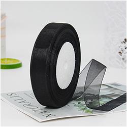 Factory 20 mm Gift Ribbons Nylon Organza Ribbons Roll for Wrapping