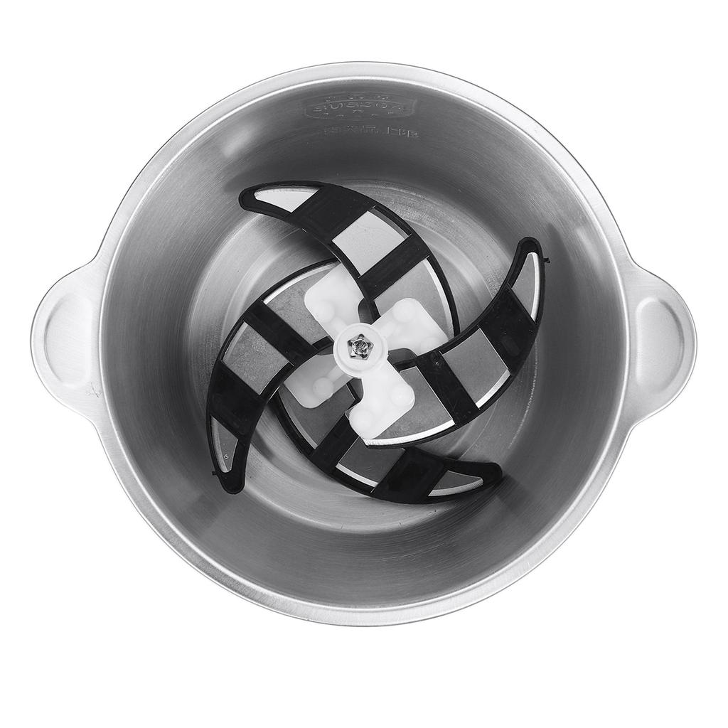 2 Speeds Stainless Steel 2L Capacity Electric Chopper Meat Grinder Mincer Food Processor Slicer Stainless Steel Mincer Kitchen Slicer