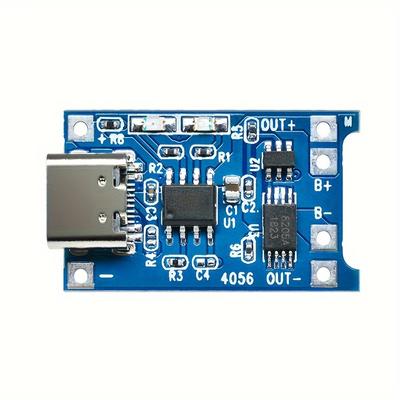 Плата зарядного устройства для литиевых аккумуляторов Type-C USB 18650 с защитой 5 В 1 А