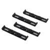 4PCS Frameless License Plate Holder Mount Weather-Proof Car Tag Frame For Front And Rear Car Tags Car Accessories