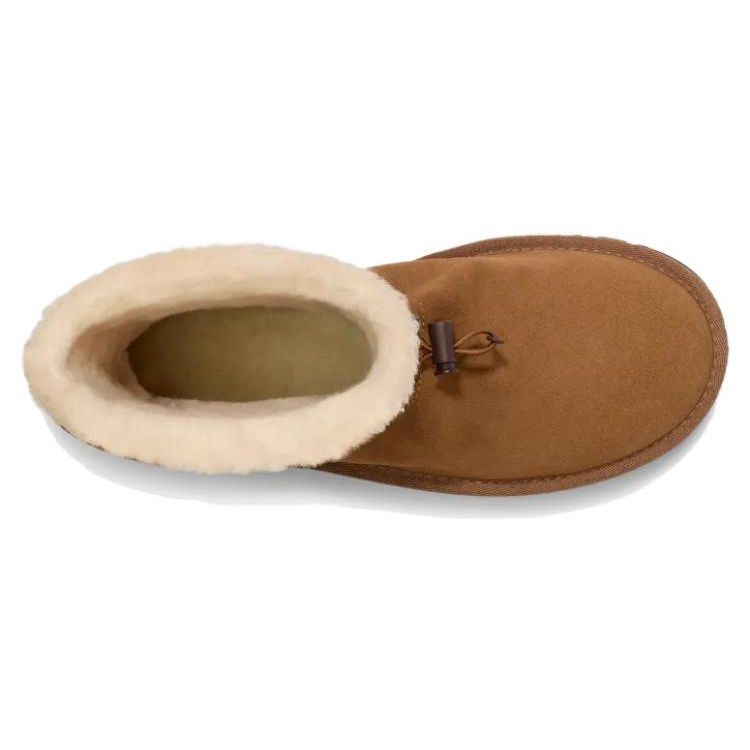 UGG Кожаные повседневные ботильоны женские коричневые 1143938-CHE