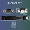 Кабель-удлинитель 64 Гбит/с M.2 на Oculink 4i PCIe4.0 Gen4 Посеребренный кабель для адаптера M.2 на SFF8611