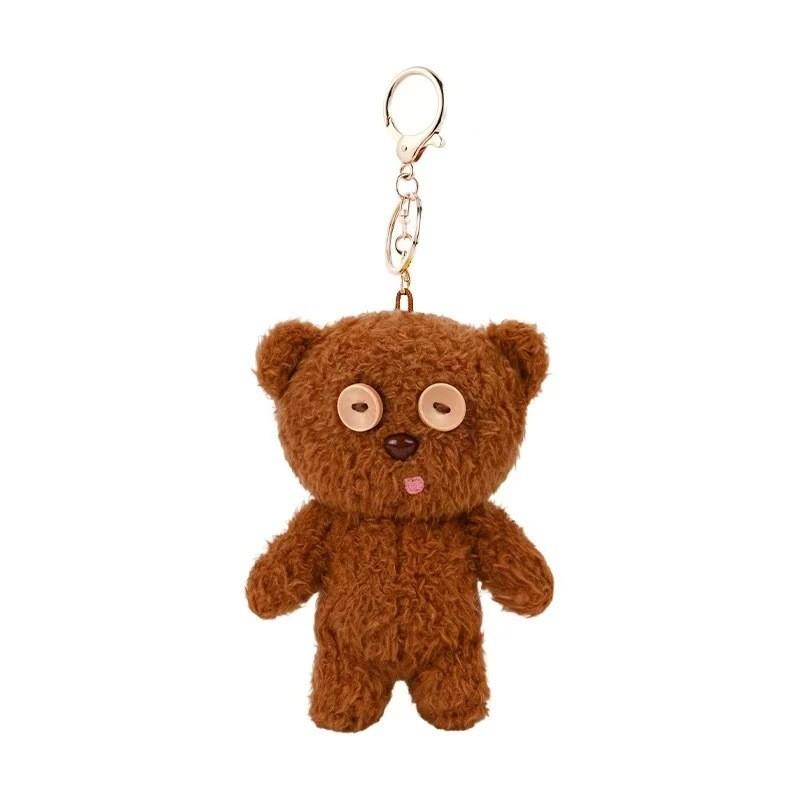 Keychain Me Despicable Cute Cartoon Girl Kid Backpack Ornament Hanging Plush Toy