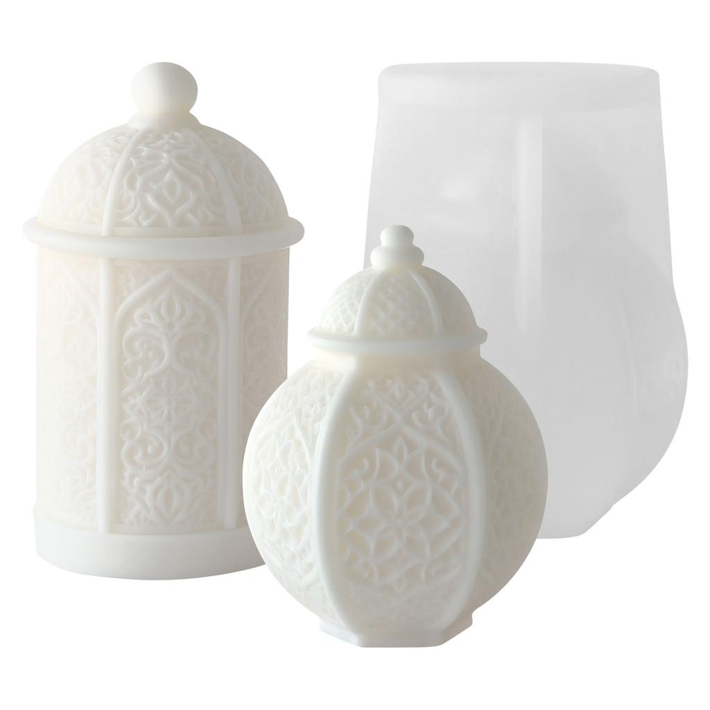 Форма для фонаря Гипсовый диффузор Каменное украшение Силиконовая форма DIY Фонарь Форма для ароматерапевтической свечи