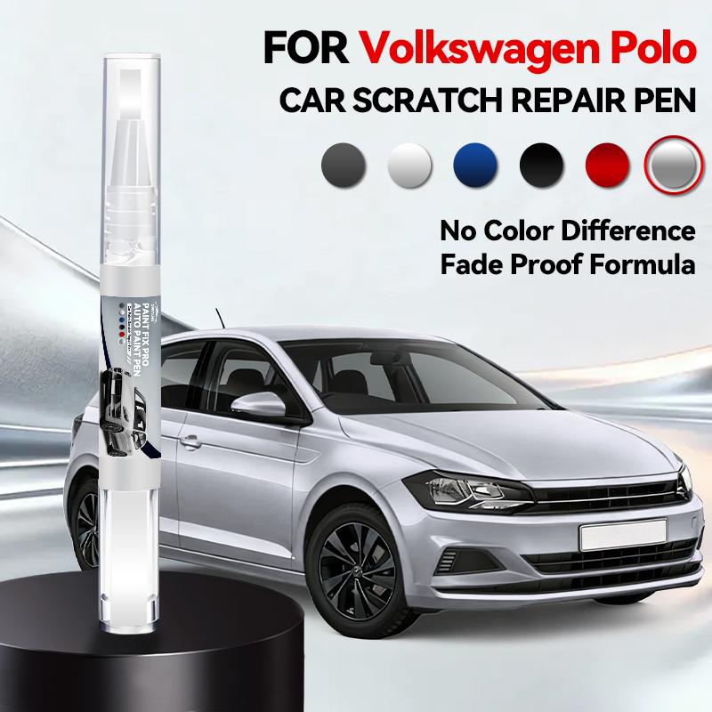 For Volkswagen Polo Car Paint Repair Pen Touch Up Scratch Remover DIY Auto Accessories Orange White LC9A Red LS3M Silver A7W