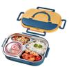 Insulated Lunch Box,4 Grid Insulated Bento Box,Multi Grid High Capacity Food Containers,Leakproof Fast Food Boxfor School Office