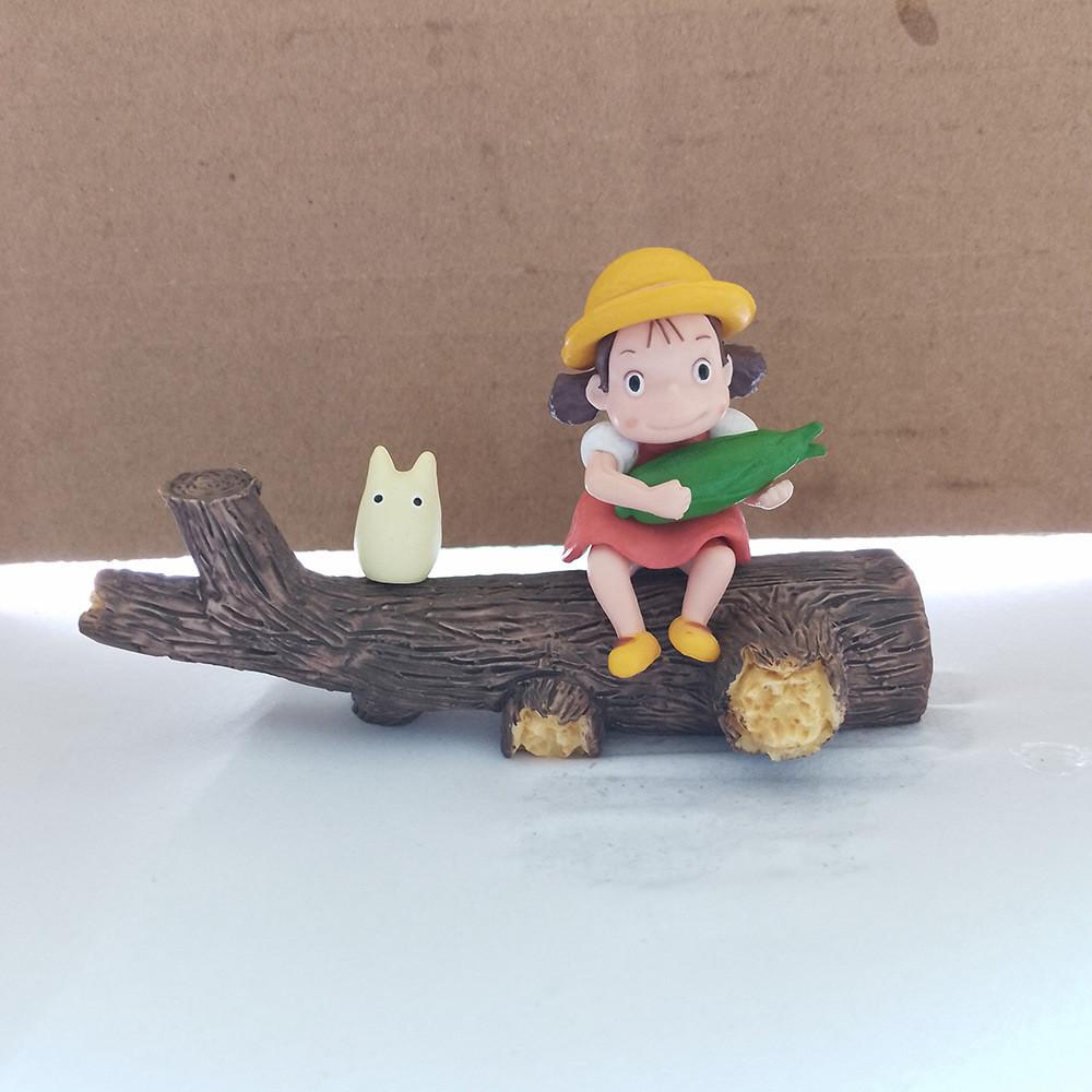 Pvc My Neighbor Totoro Mei Sitting Statue With Corn For Wedding Gift And Party Decor