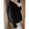 Fashion Women's Woolen Coat Short Warm Long Sleeve Jacket