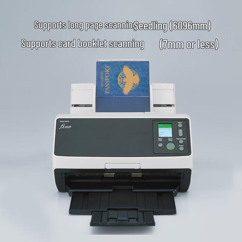 Ricoh fi-8170 A4 Duplex Network Document Scanner CN plug (adapter included)