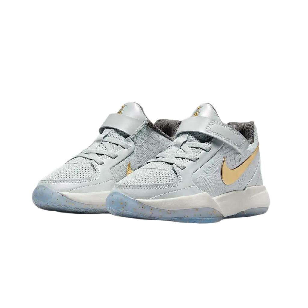 Nike Ja 2 Slip Resistant Abrasion Resistant Low top Children's Basketball Shoes White Children Aged 3 7 Years Old IB7252-002