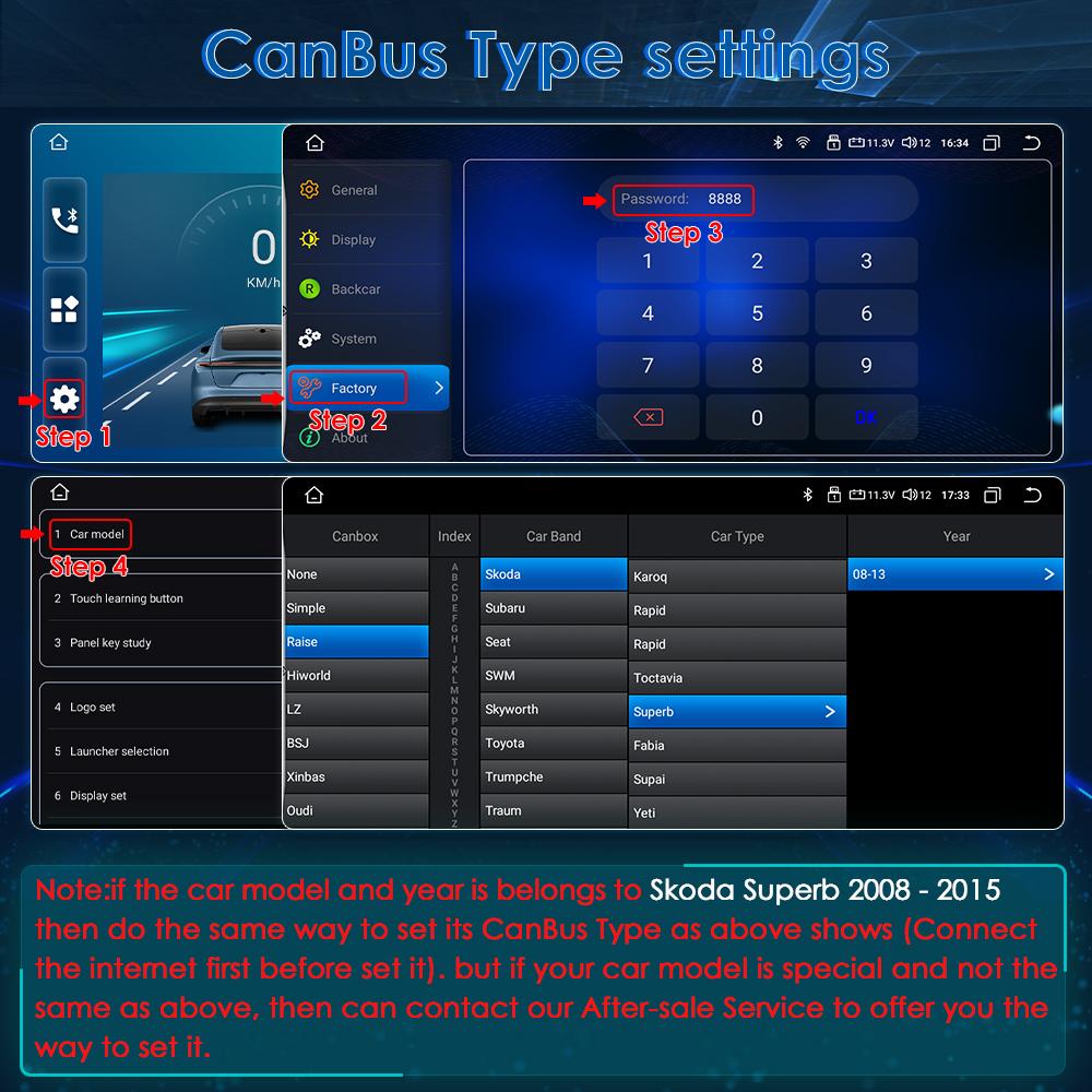4G Android 12 Автомобильный радиоприемник GPS для Skoda Superb 2 2008-2015 Интеллектуальный экран Мультимедийный видеоплеер Навигация 2Din Стерео Carplay Аудио головное устройство