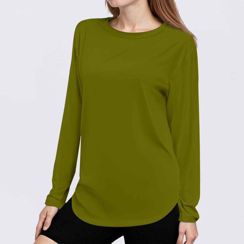 Женская рубашка Sunblock Ice Silk с длинным рукавом Upf 50+, легкая быстросохнущая футболка для походов