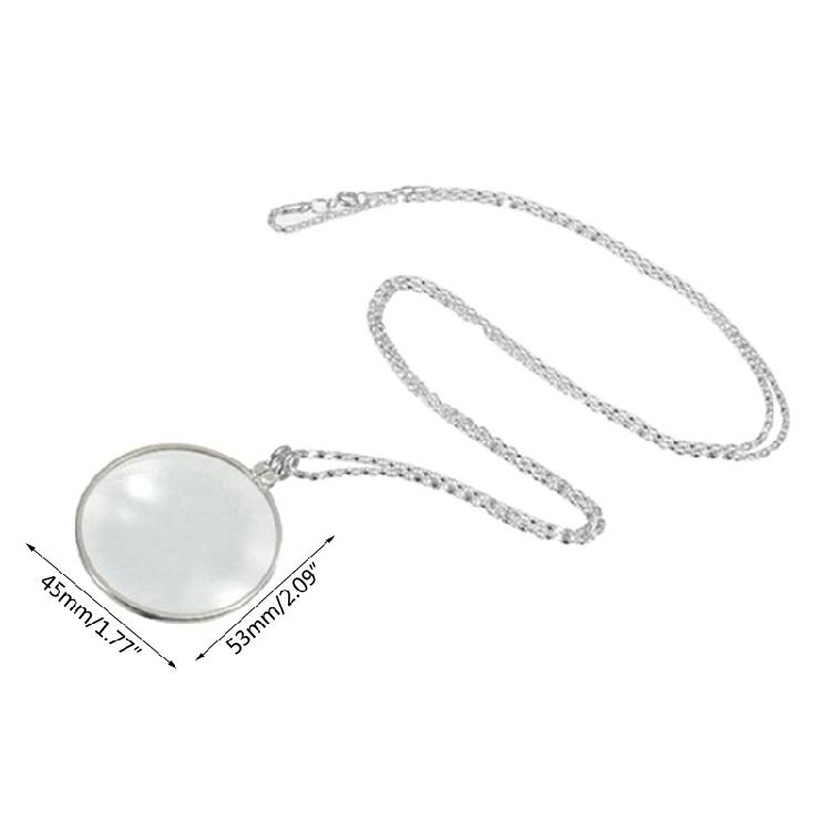 Magnifying Glass Necklace Glass Pendant Fashion Pendant Design Reading Accessory