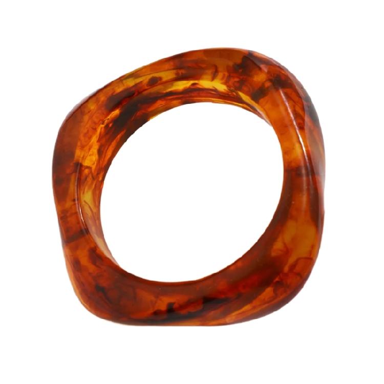 Заявление Акриловый Браслет Ювелирные Изделия Модный Акриловая Смола Браслет Ретро Вид Наручный Браслет Шарм для Любителей Моды