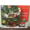 Christmas Tree Decoration Electric Train Track Railway Car with Sound Light Toy
