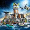 Совместимые наборы City Series New Police Prison Island Police Station Center Building Blocks Детские игрушки Подарок
