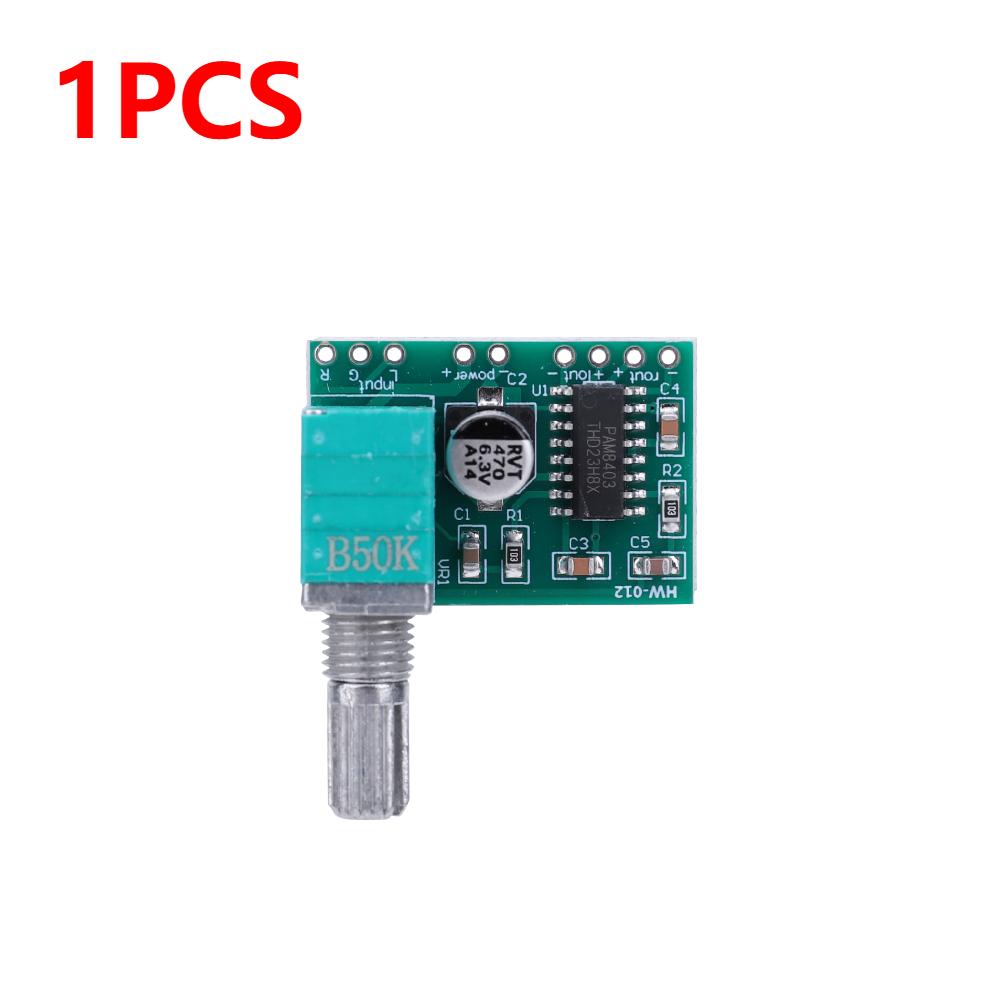 PAM8403 Digital Audio Amplifier Board 5V Power Amplifier Board 3W*2 With Volume Control USB Power