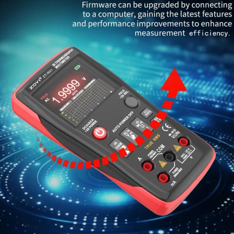 ZT-R01 Handheld HD Infrared Thermal Imaging Multimeter Industrial Power/Floor Heating Thermal Imager