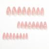 24 Pieces Aurora Nail Piece Wearing Nail Piece 3D Three-dimensional Water Ripple Nail Piece Nail Patch Short Tip Nail False Nail