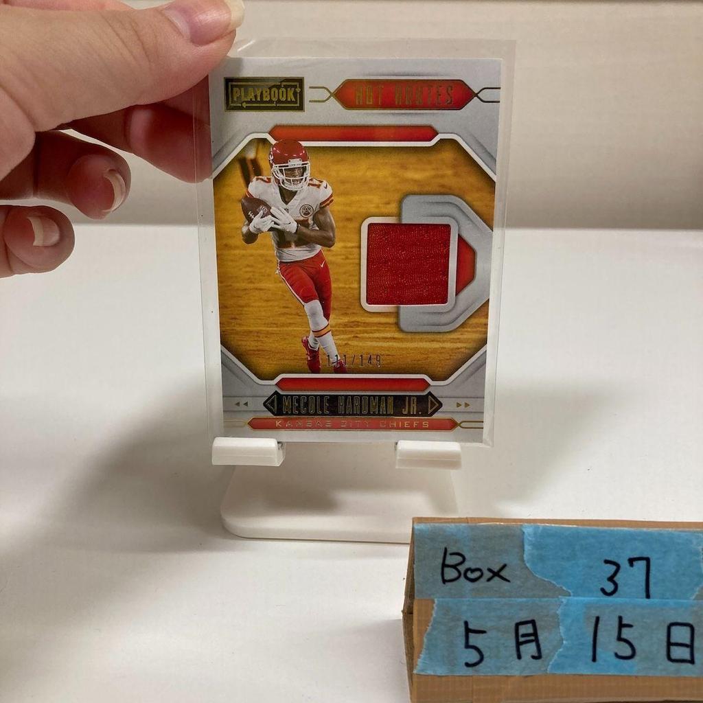 Б/у 2021 Panini Playbook Mecole Hardman Jr. 111/149 Канзас-Сити Чифс Горячие Маршруты Карточка с Джерси