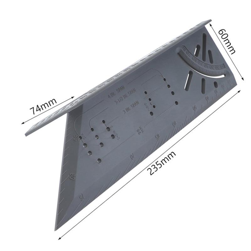 Деревянная рабочая линейка 3D Miter Angle Measuring Gauge Square Size Measure Tool