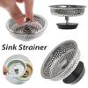Stainless Steel Waste Drainer Mesh Sink Strainer Food Hair Stopper Plug Filter Basket Colander