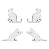 Catland Car Emblem Cat Sticker Charm Cute Cat Stylish Plate Sticker Car Sticker 3D Metal Waterproof Cat Label Car Decal Sticker Motorcycle