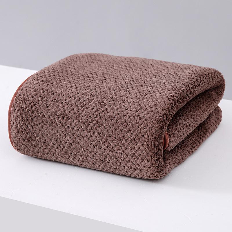 Утолщенное коралловое бархатное полотенце для лица высокой плотности + набор банных полотенец, мягкий абсорбент, удобный подарок, домашний текстиль, принадлежности для ванной комнаты