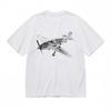 Men's Comfy Classic T-Shirt Retro Plane Anatomy Multi-Angle Design Tee