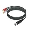 2RCA Female на 3Pin Female Звуковой Несбалансированный Кабель 3Pin на Двойной 2RCA Female Разветвитель Патч-корд Микрофонный Кабель