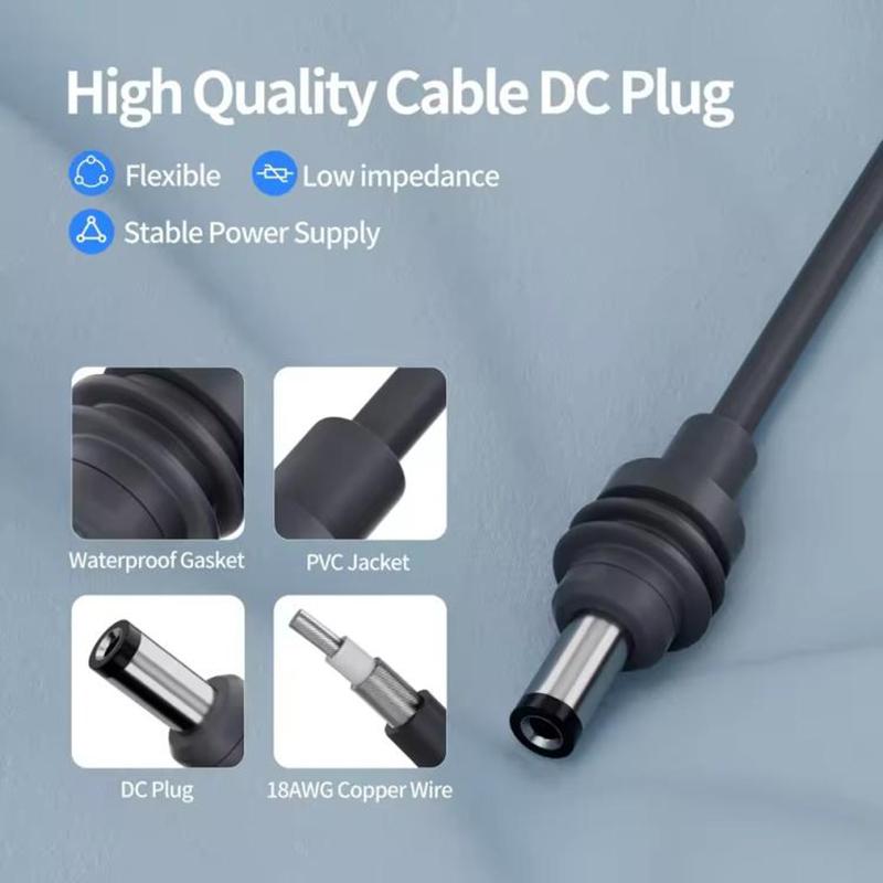 ONTEN SL202 Starlink Mini Cable Car Adapter 1m Mini DC Power Cable to Cigarette Charger Power Cable