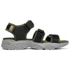 Skechers Сандалии Stamina Легкие Нескользящие Сандалии на Липучке Мужские Сандалии Зеленый Черный 237197-OLBK