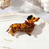 Acetic Acid Sausage Dog Hair Clip Large Cartoon Hairpin Fashion Dachshund Hair Claw  Streetwear