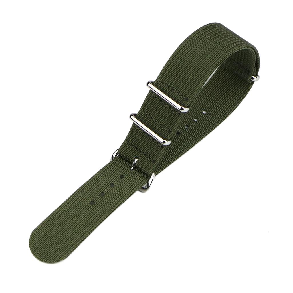 Ремешок для часов Ребристый ремешок 20 мм 22 мм Прочные нейлоновые ремни