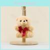 Cute Cartoon Bear Plush Toy Keychain Soft And Cozy Decorative Pendant For Bags