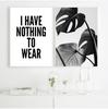 Canvas Painting Home Decor Nordic Black White Heart Palm Leaf Feather Pictures Prints Wall Art Poster For Living Room Modular No Frame