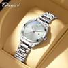 New Couple Luxury Quartz Watch Square Dial Stainless Steel Waterproof Luminous Fashion Couple Watches Men and Women
